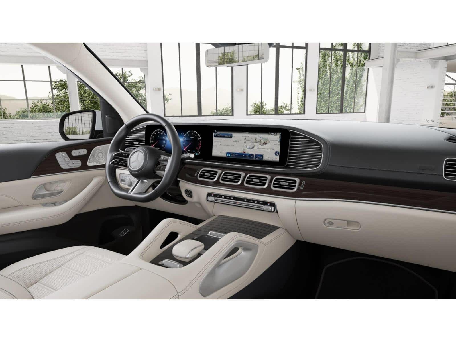 New 2026 MANUFAKTUR Moonlight White Metallic Mercedes-Benz GLS 580 image 5