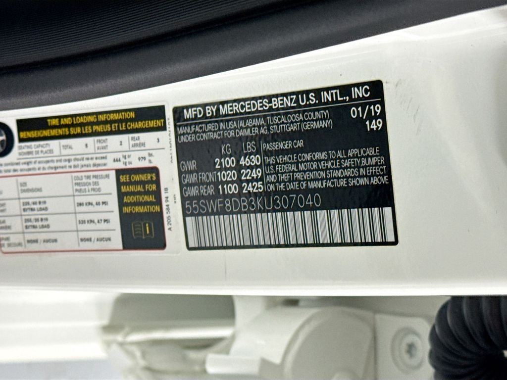Used 2019 Polar White Mercedes-Benz C 300 image 35