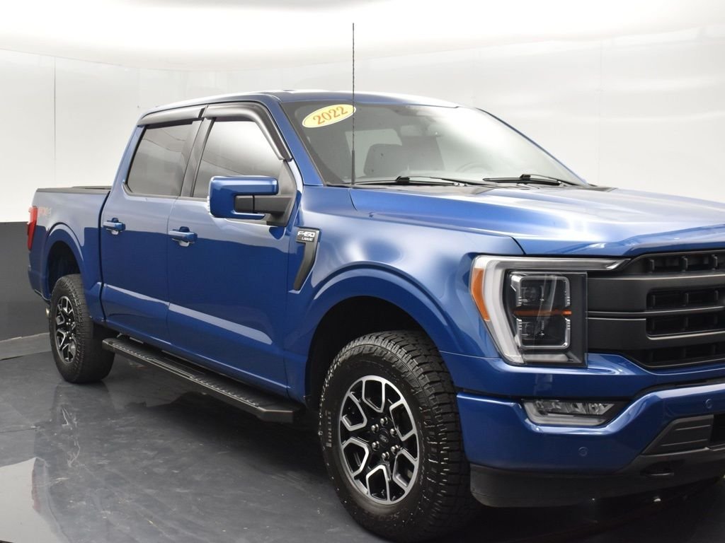 Used 2022 Blue Ford Lariat image 11