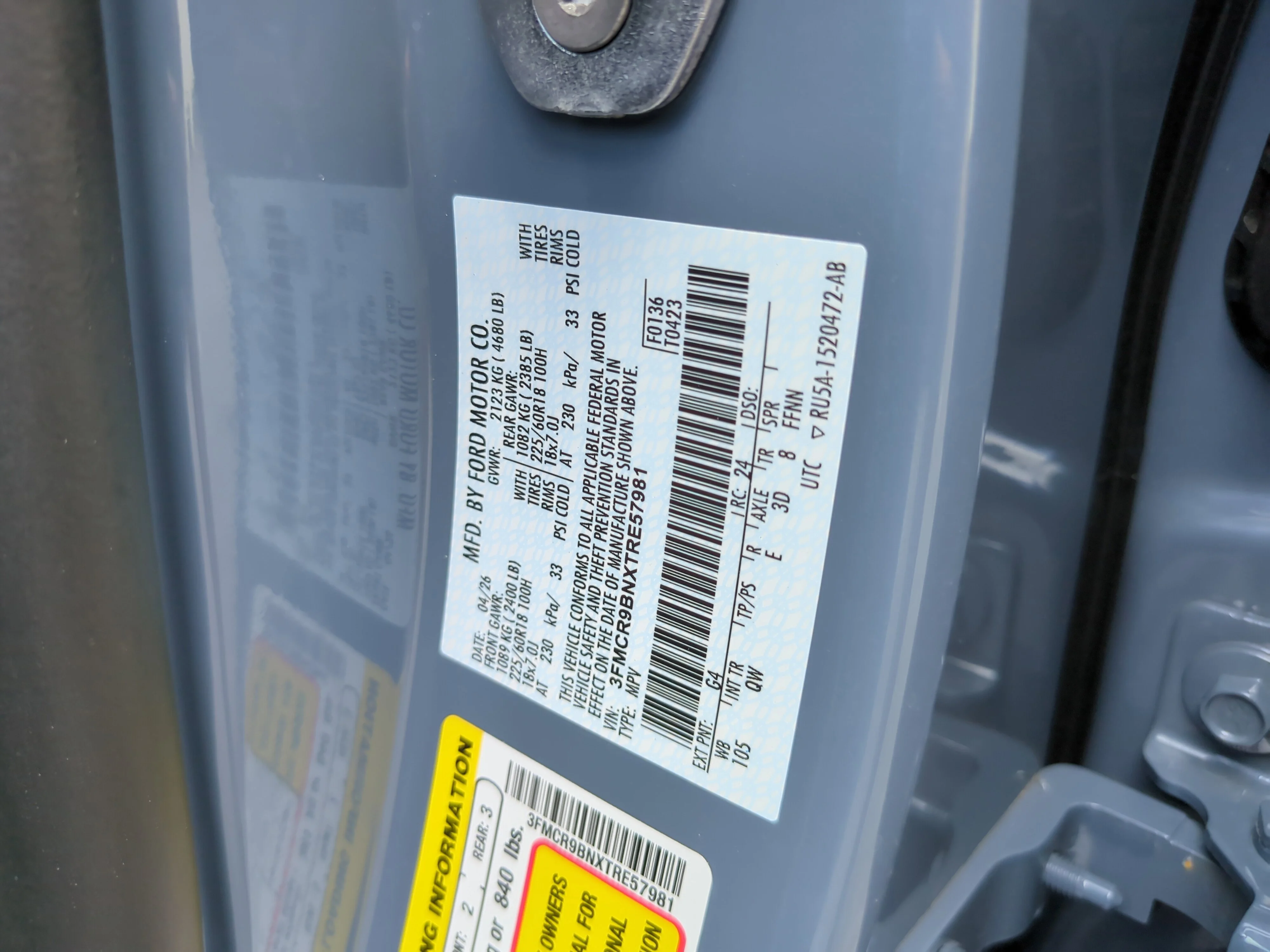 New 2026 Azure Gray Metallic Tri-Coat Ford Big Bend® image 33