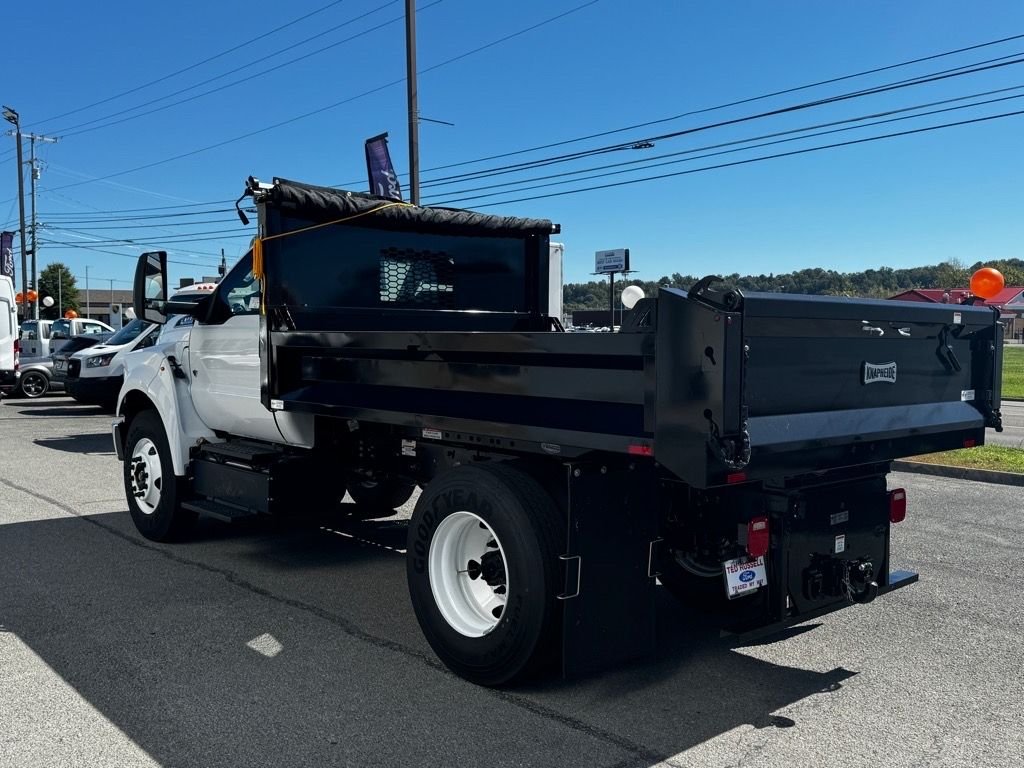 New 2025 Oxford White Ford F-650 SD Gas Straight Frame image 7
