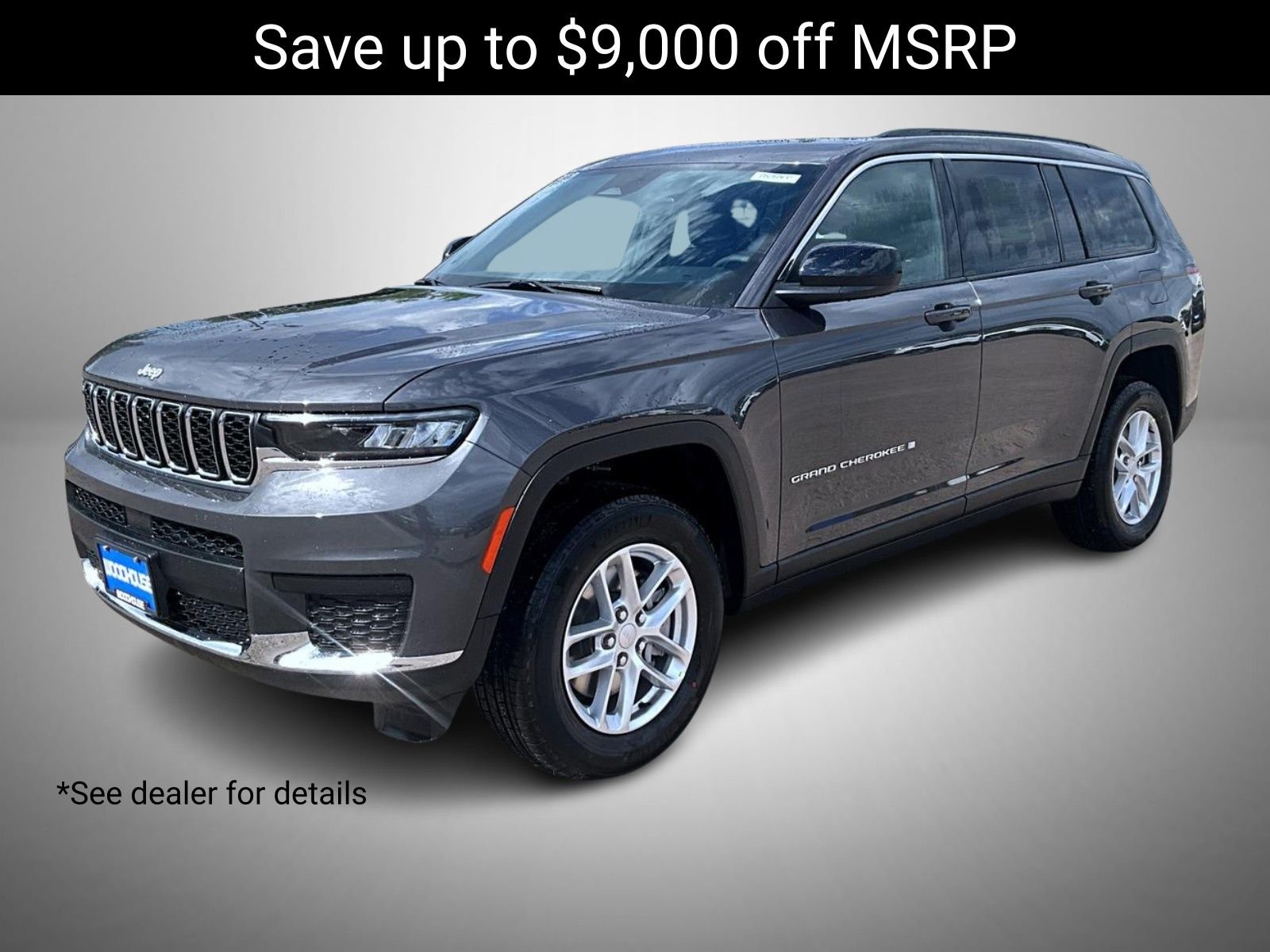 New 2026 Baltic Gray Metallic Clear-Coat Exterior Paint Jeep Laredo image 1