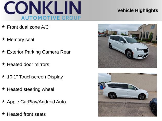 Used 2022 Chrysler Pacifica Hybrid Touring L with VIN 2C4RC1L7XNR207232 for sale in Hutchinson, KS