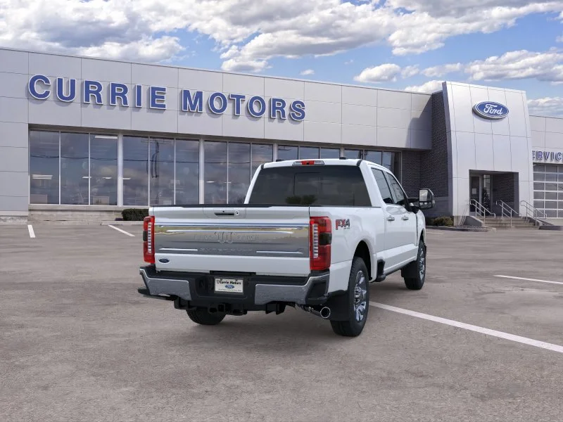 New 2026 Star White Metallic Tri-Coat Ford King Ranch image 8