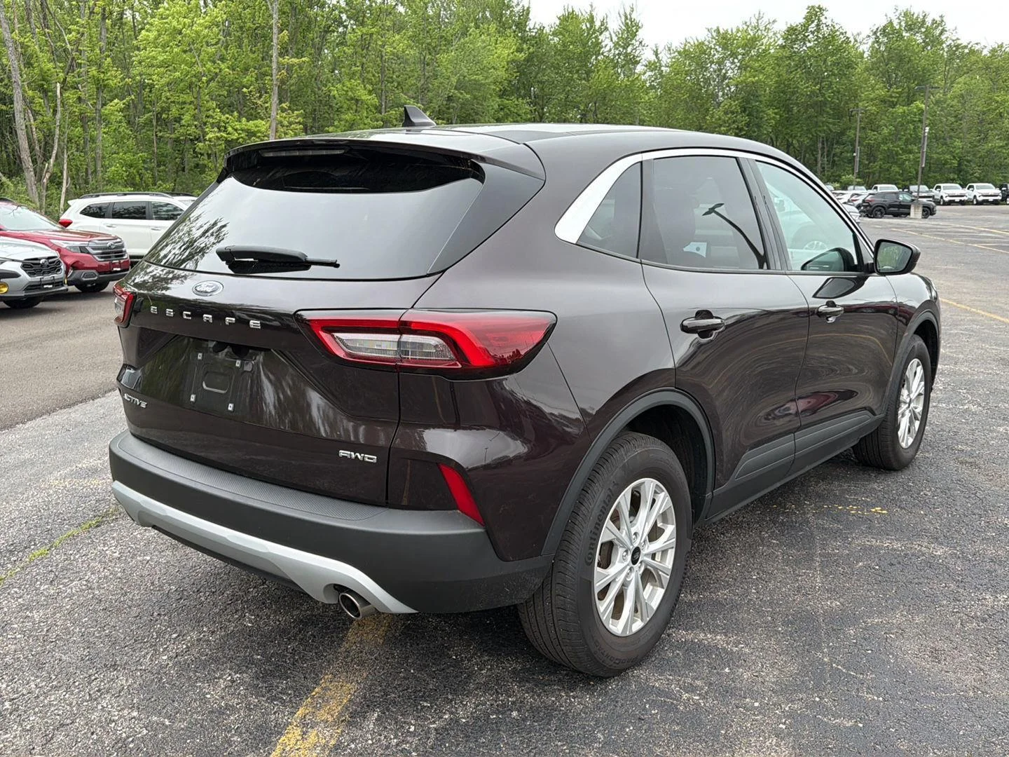 Used 2023 Cinnabar Red Ford Active image 3