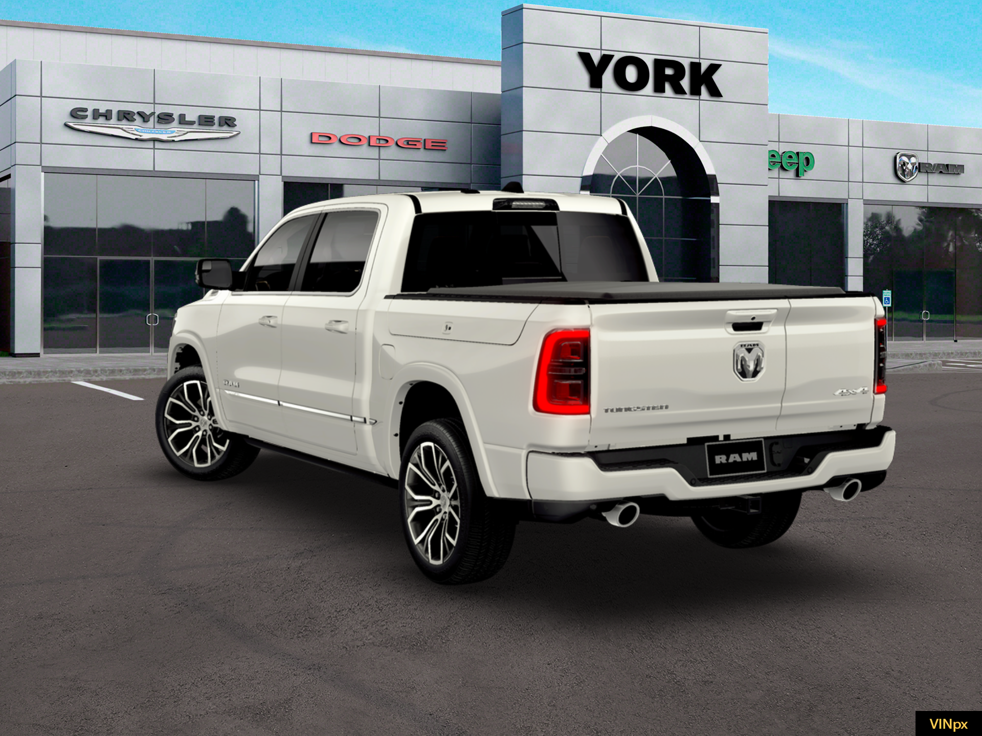 New 2026 Ivory White Tri-Coat Pearl-Coat Exterior Paint RAM Tungsten image 17
