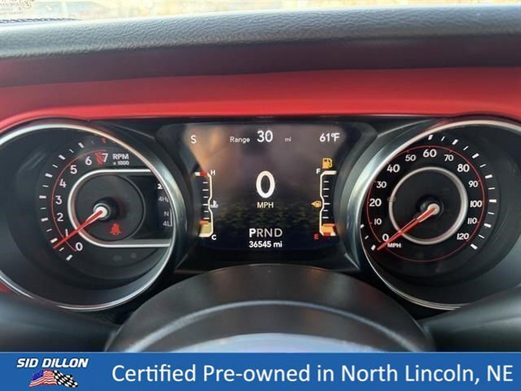 Used 2021 Black Clear Coat Jeep Rubicon image 13