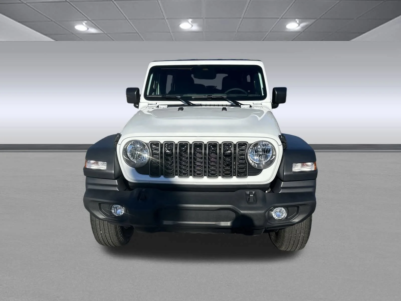 New 2026 Bright White Clear-Coat Exterior Paint Jeep Sport S image 2