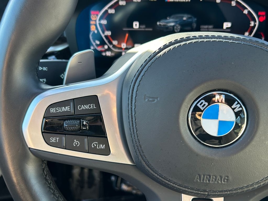 Used 2023 Arctic Race Blue metallic BMW M550i xDrive image 19
