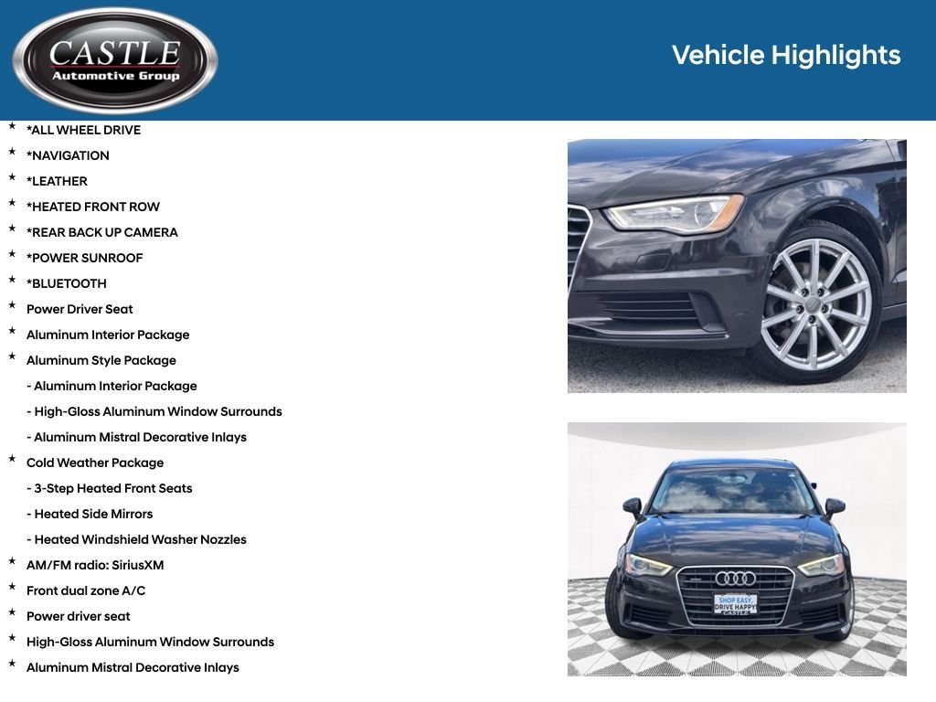Used 2015 Black Audi 2.0T Premium image 3