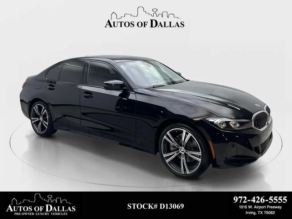 Used 2023 Black BMW 330i image 1