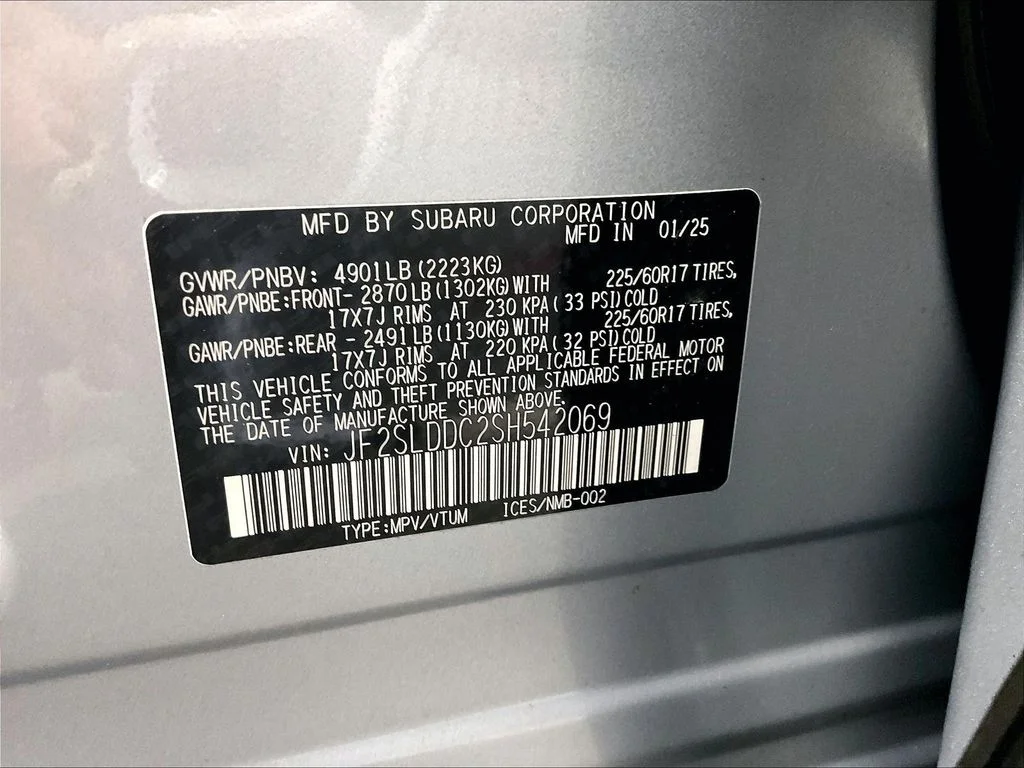 Used 2025 Silver Subaru Premium image 37