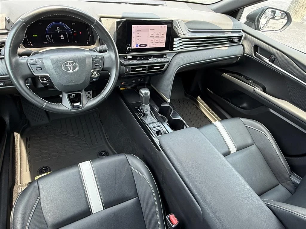 Certified Used 2025 Midnight Black Metallic Toyota SE image 12
