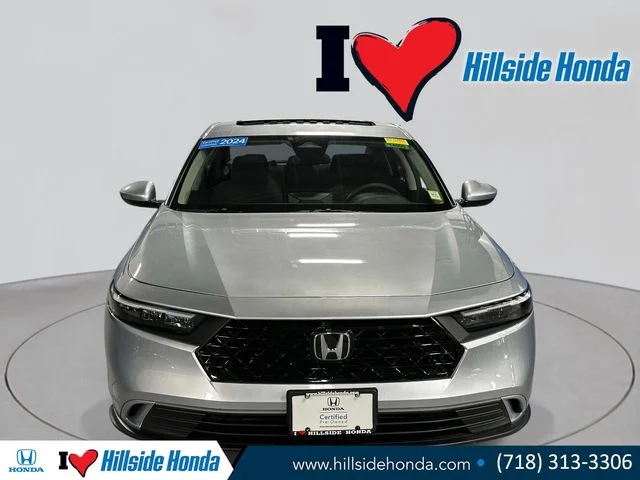 Certified Used 2024 Solar Silver Metallic Honda 1.5T EX image 8