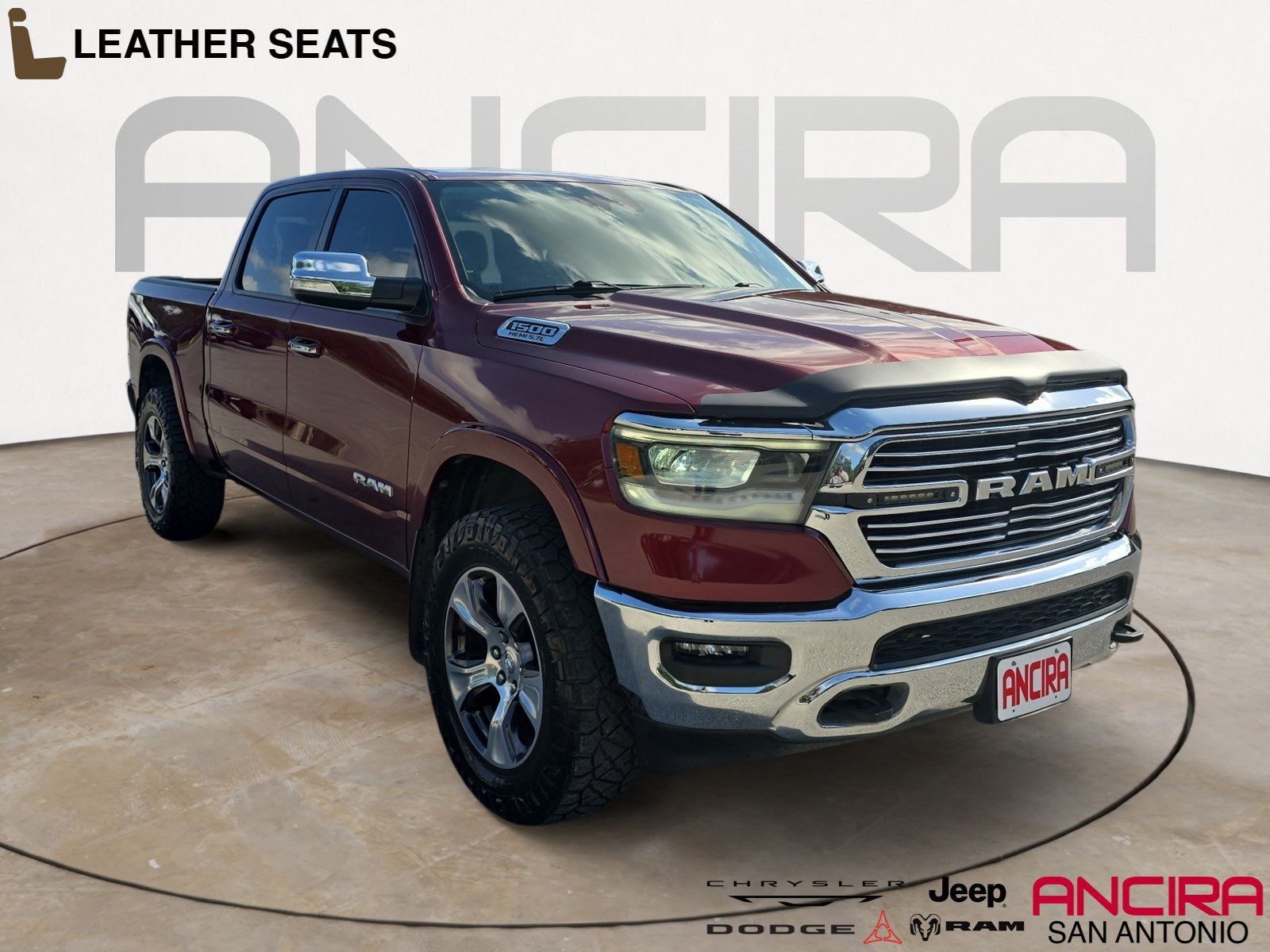 Used 2022 Delmonico Red Pearlcoat Ram Laramie image 1