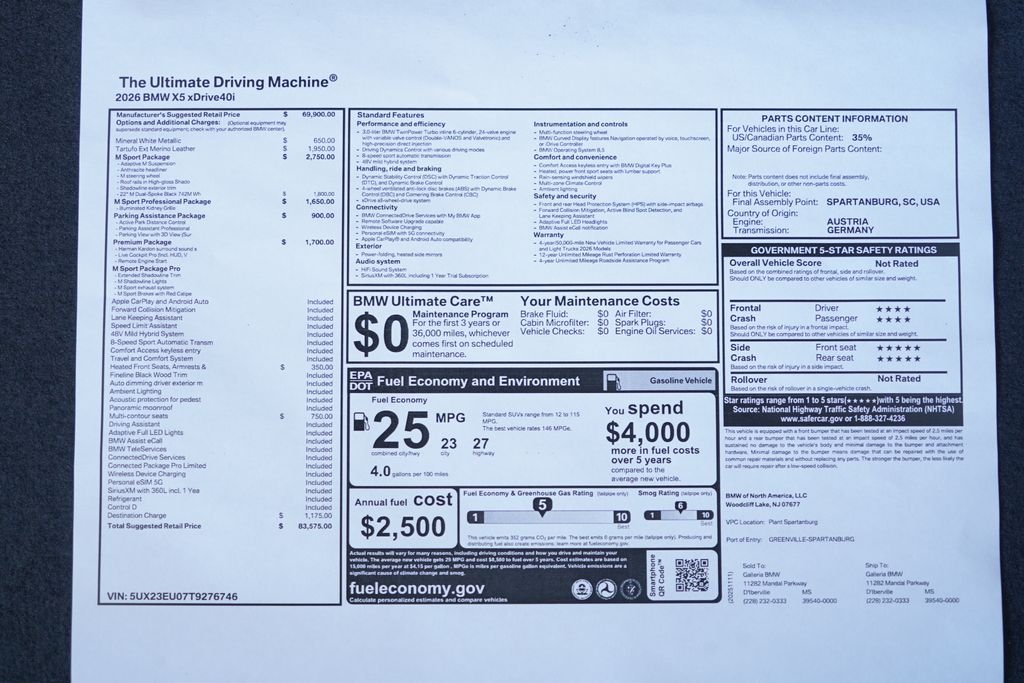 2026 BMW X5 40i - Photo 11