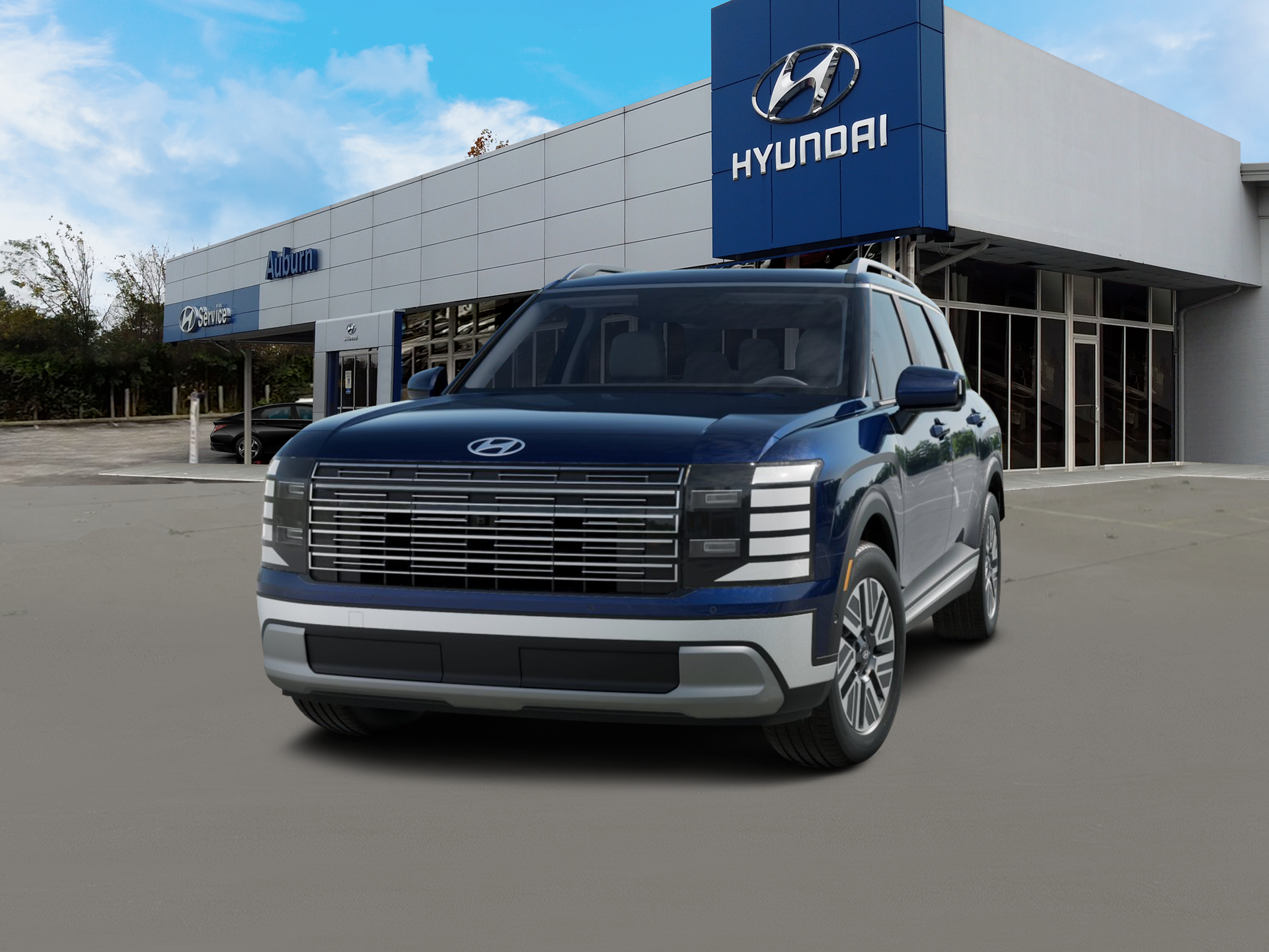 New 2026 Blue Hyundai Blue SEL Premium 8P image 1