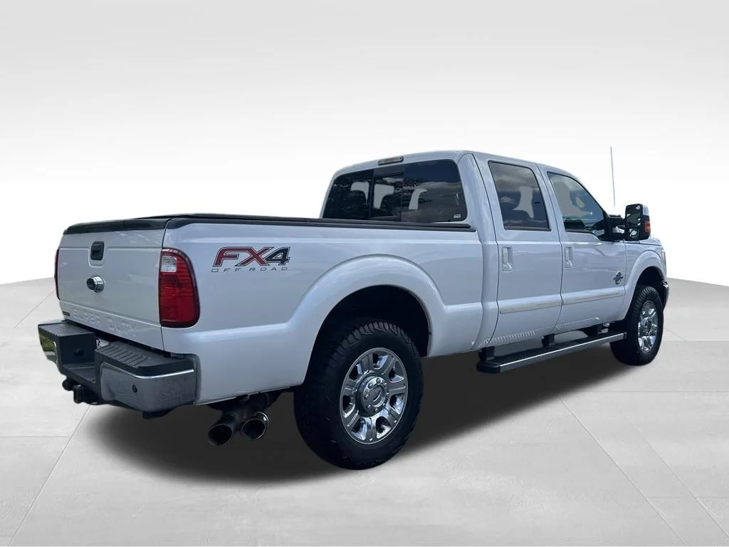 Used 2016 White Platinum Clearcoat Metallic Ford Lariat image 6