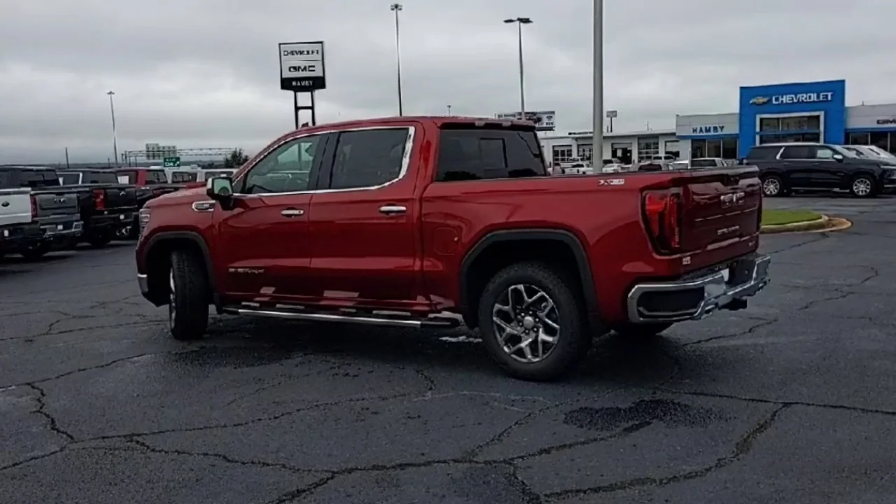 New 2026 Volcanic Red Tintcoat GMC SLT image 6