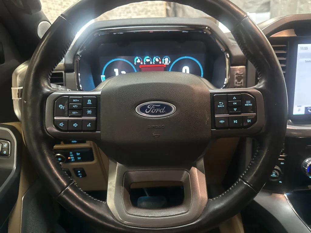Used 2021 Space White Metallic Ford Lariat image 16