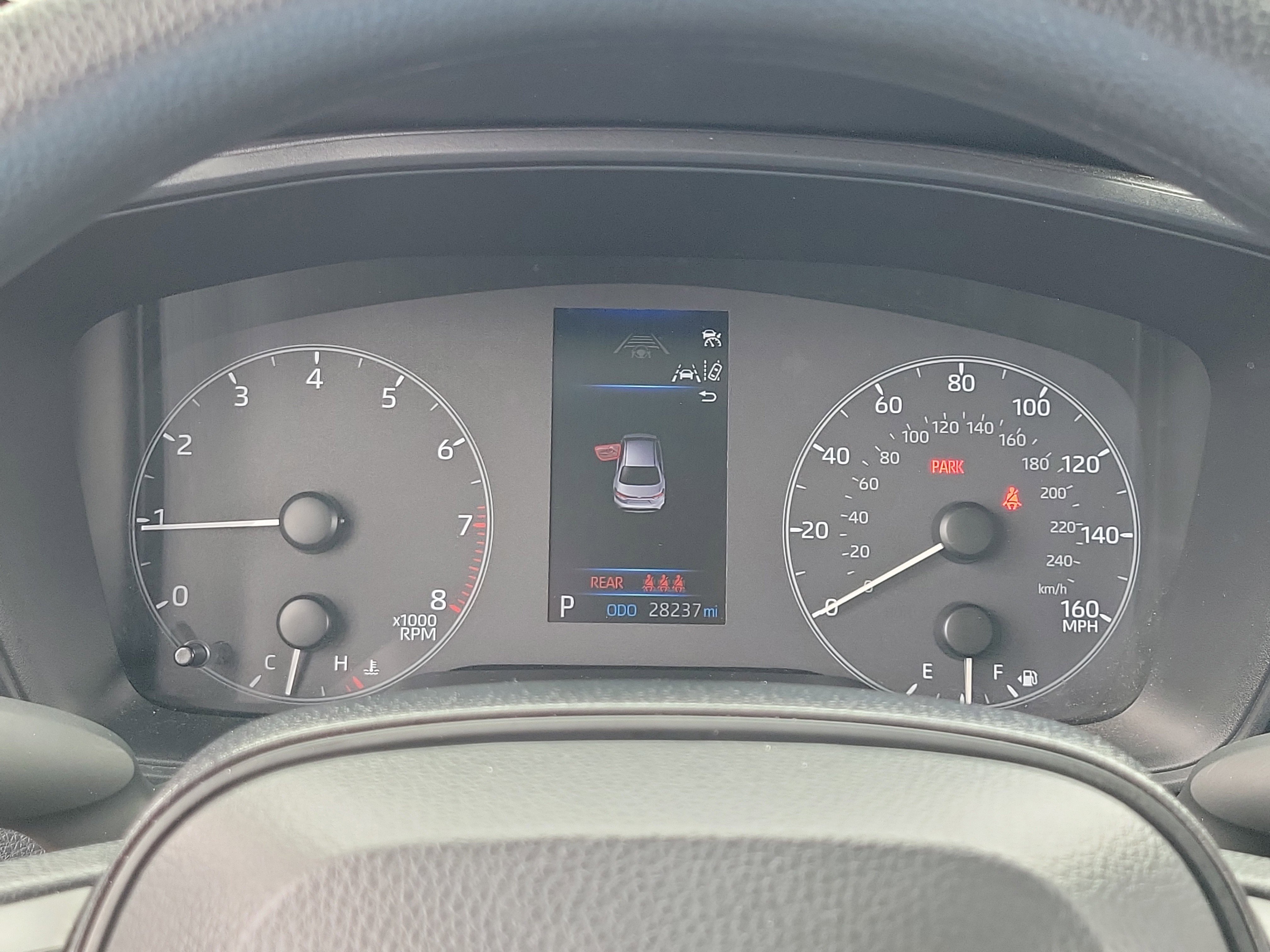 Used 2024 Ruby Flare Pearl Toyota LE image 25