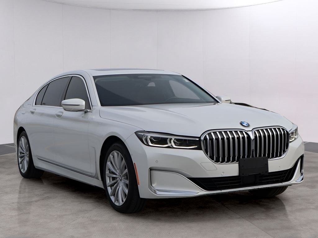 Used 2021 Mineral White Metallic BMW 740i xDrive image 3
