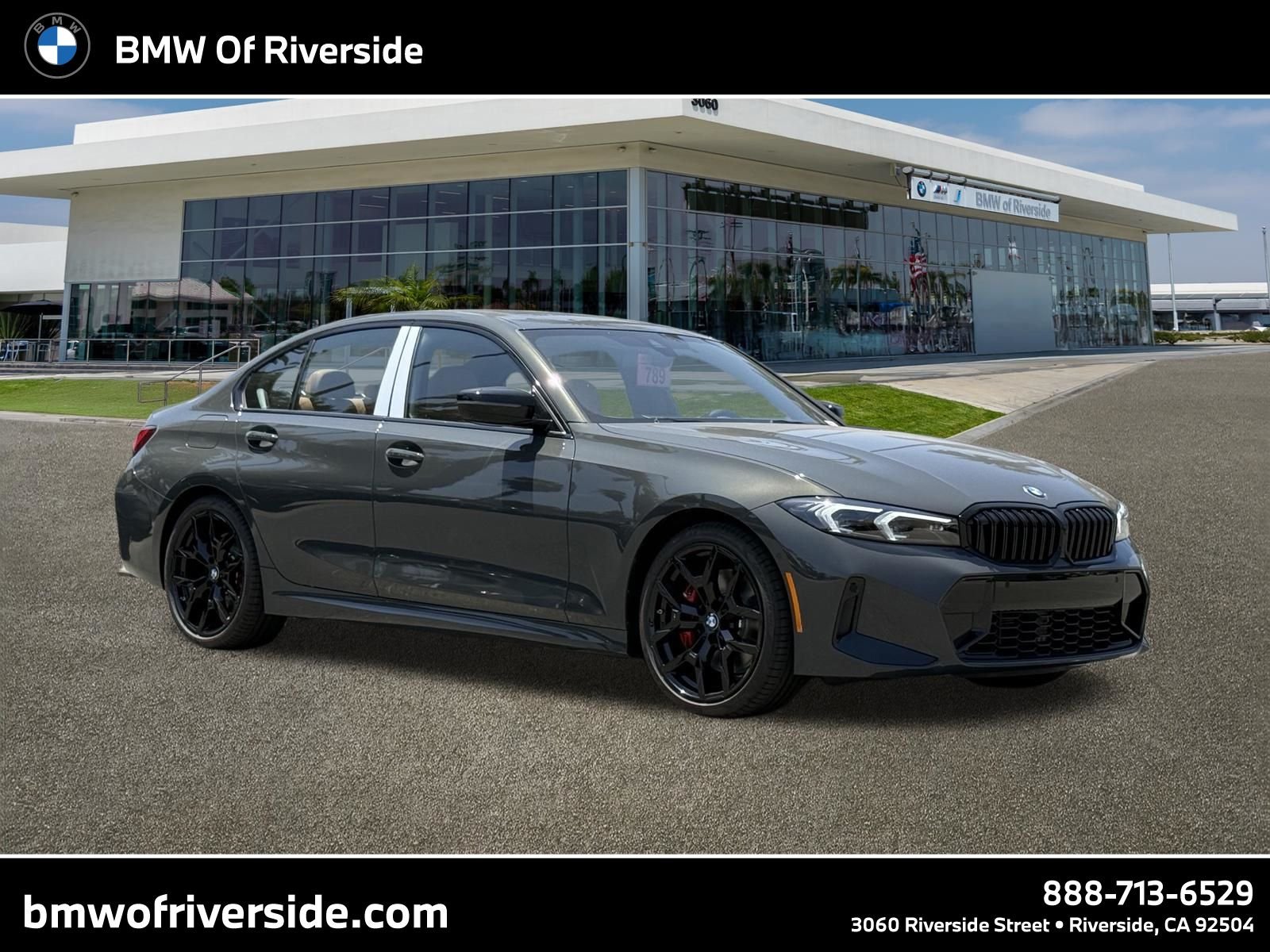 New 2026 Dravit Grey Metallic BMW 330i image 1