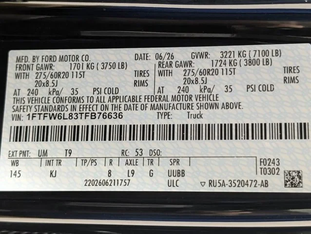 New 2026 Agate Black Metallic Ford King Ranch® image 69