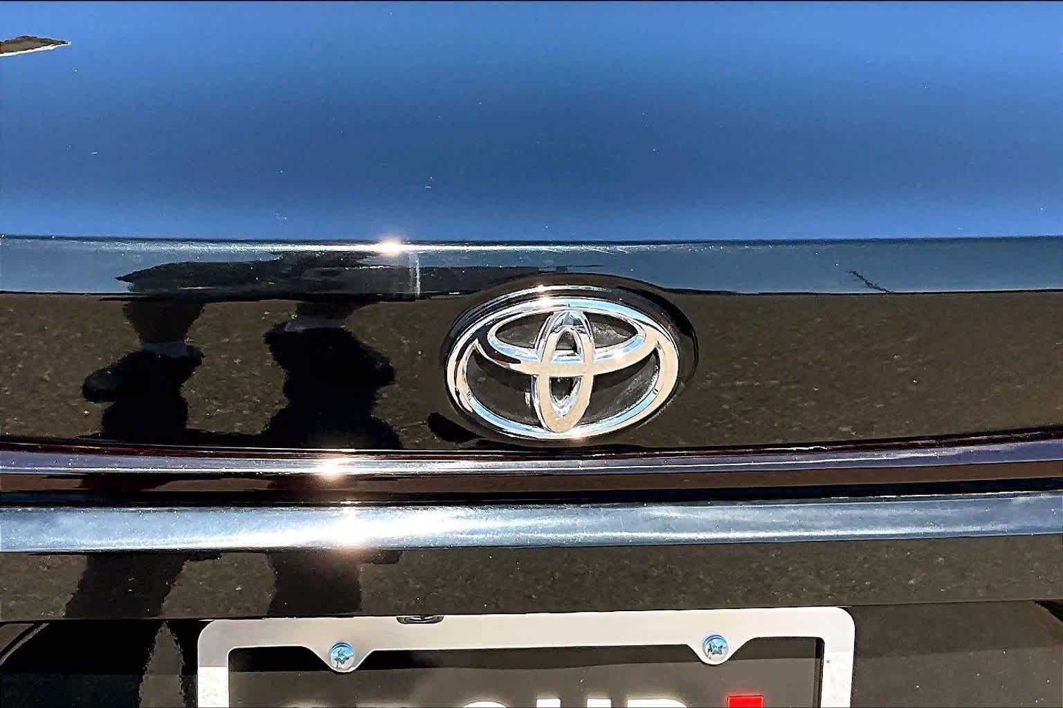 Used 2023 Midnight Black Metallic Toyota LE image 30