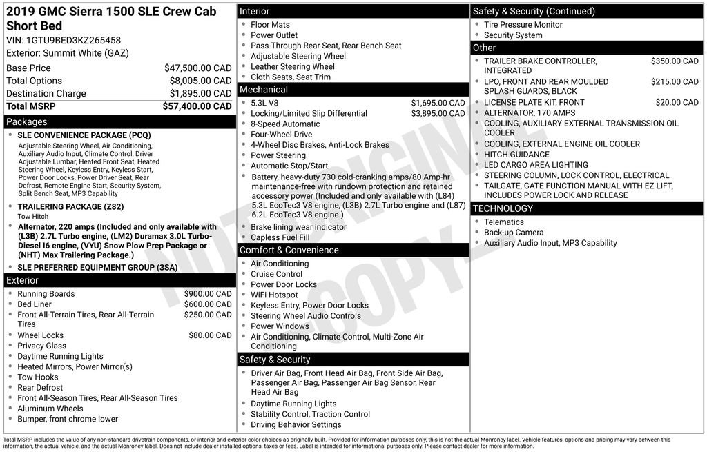 Used 2019  GMC SLE image 8
