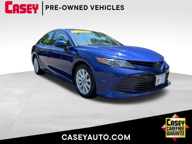 Used 2018 Blue Toyota LE image 1