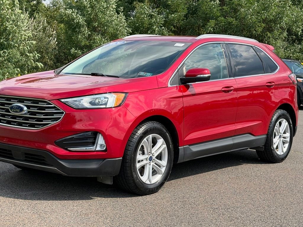 Certified Used 2020 Red Metallic Ford SEL image 28