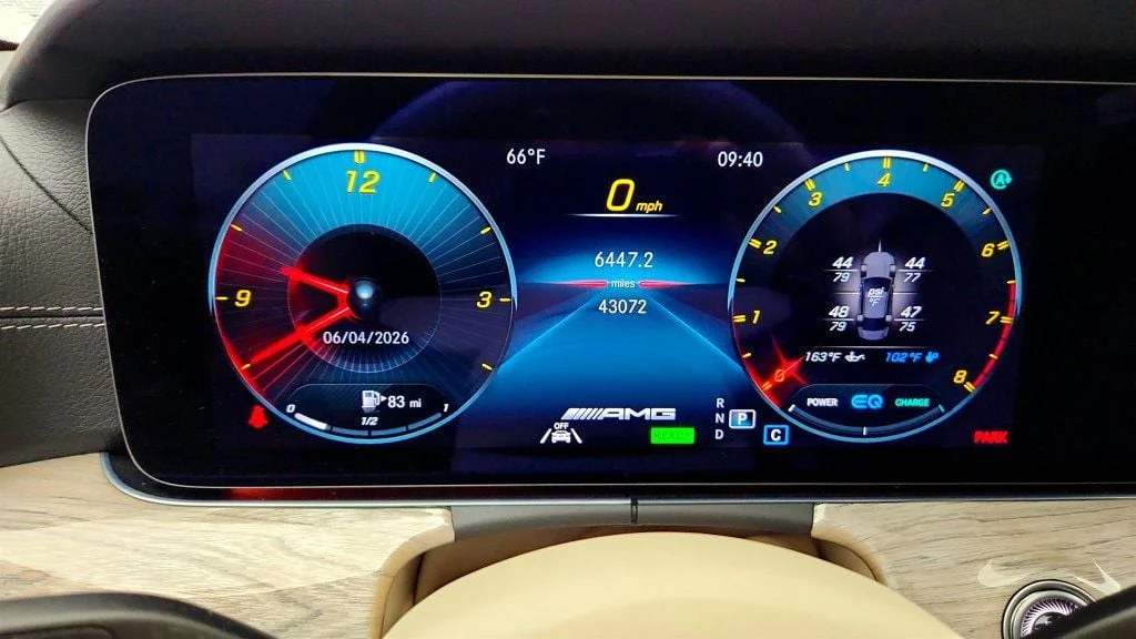 Used 2021 Selenite Grey Metallic Mercedes-Benz AMG® CLS 53 4MATIC+ Coupe w/ Nappa Leather & Driver Assist Pkg image 14