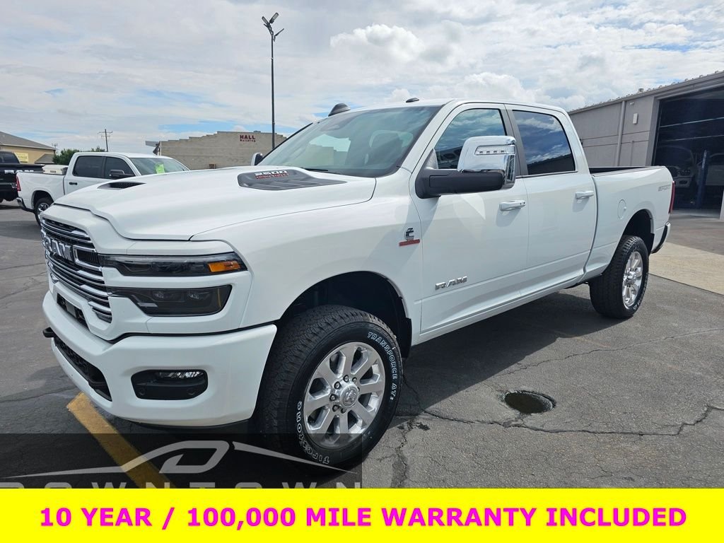 New 2026 Bright White Clear-Coat Exterior Paint RAM Laramie image 7