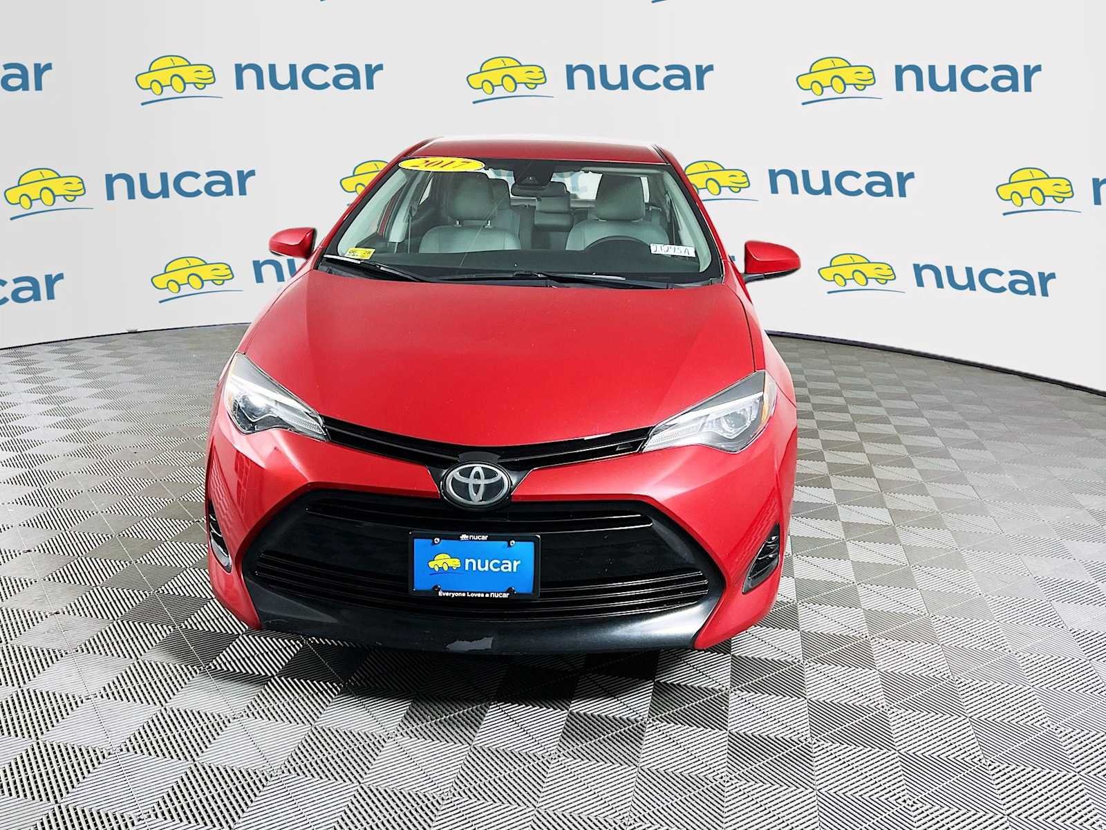 Used 2017 Barcelona Red Metallic Toyota LE image 2