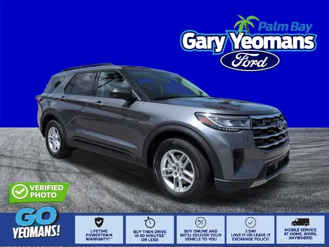 New 2026 Carbonized Gray Metallic Ford Active image 1