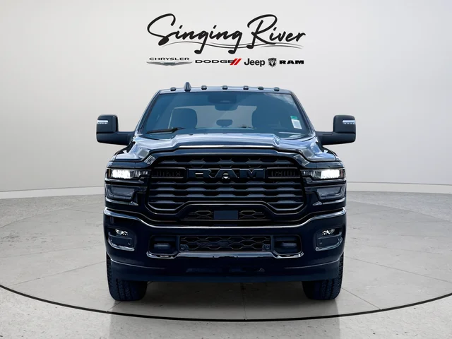 New 2026 Diamond Black Crystal Pearl-Coat Exterior Paint RAM Big Horn image 2