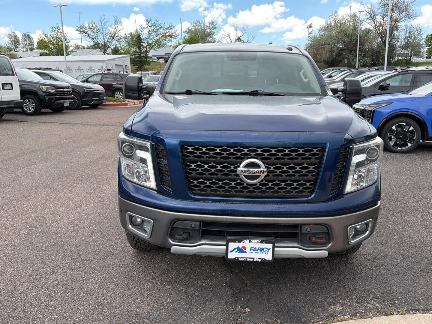 Used 2017 Deep Blue Pearl Nissan PRO-4X image 2
