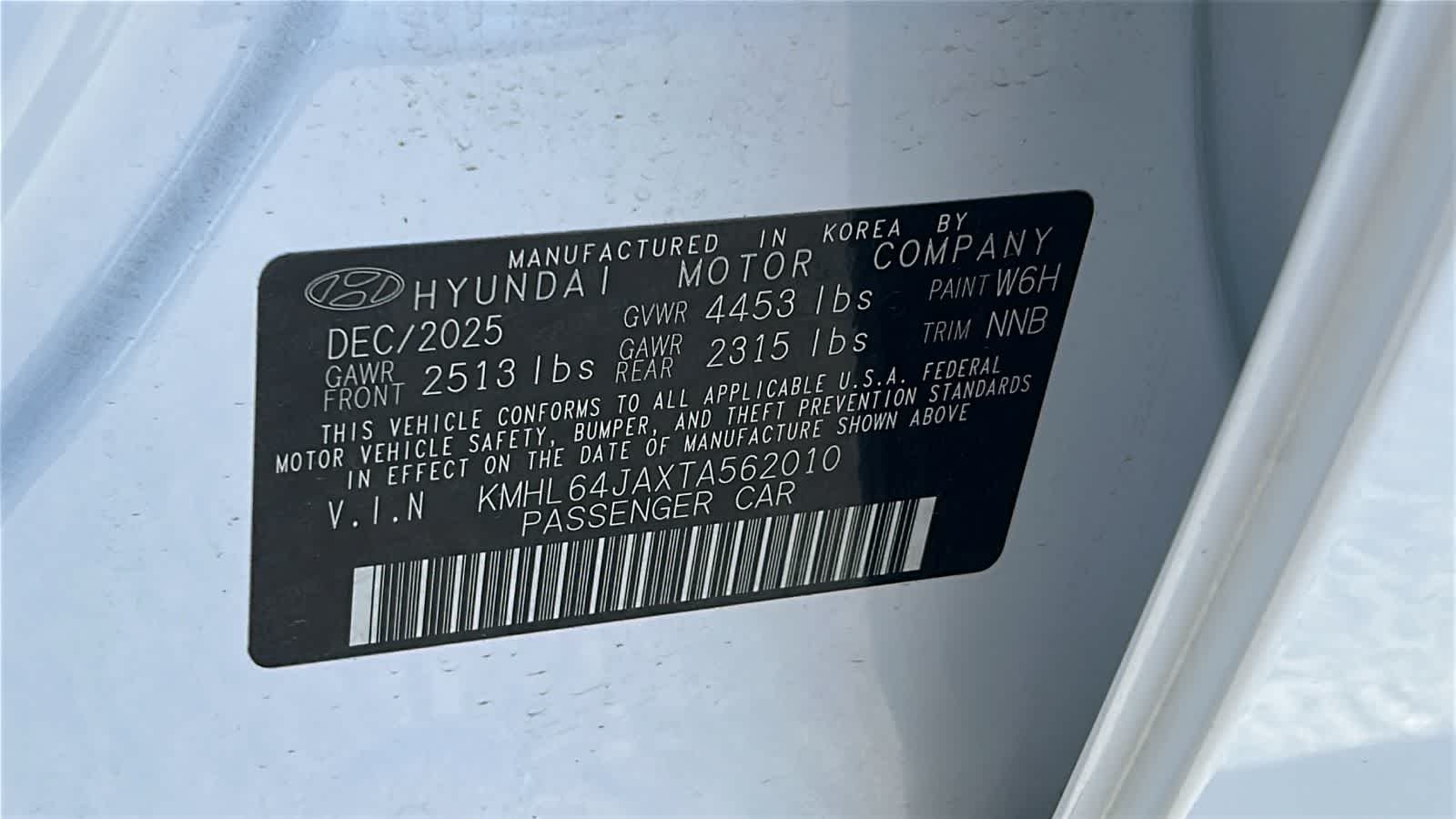 Certified Used 2026 Serenity White Hyundai SEL Sport image 30