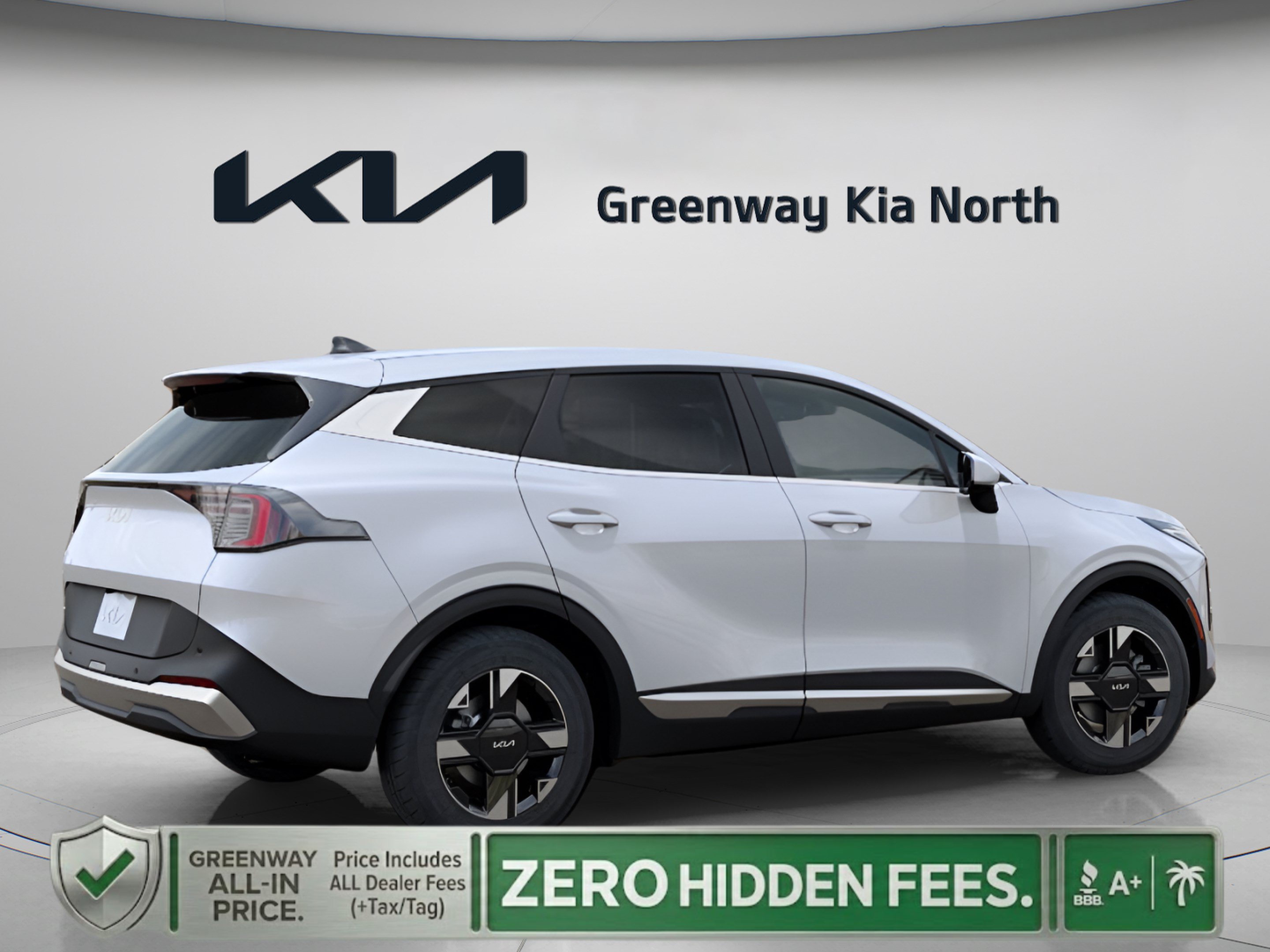 New 2026 Glacial White Pearl Kia LX image 8