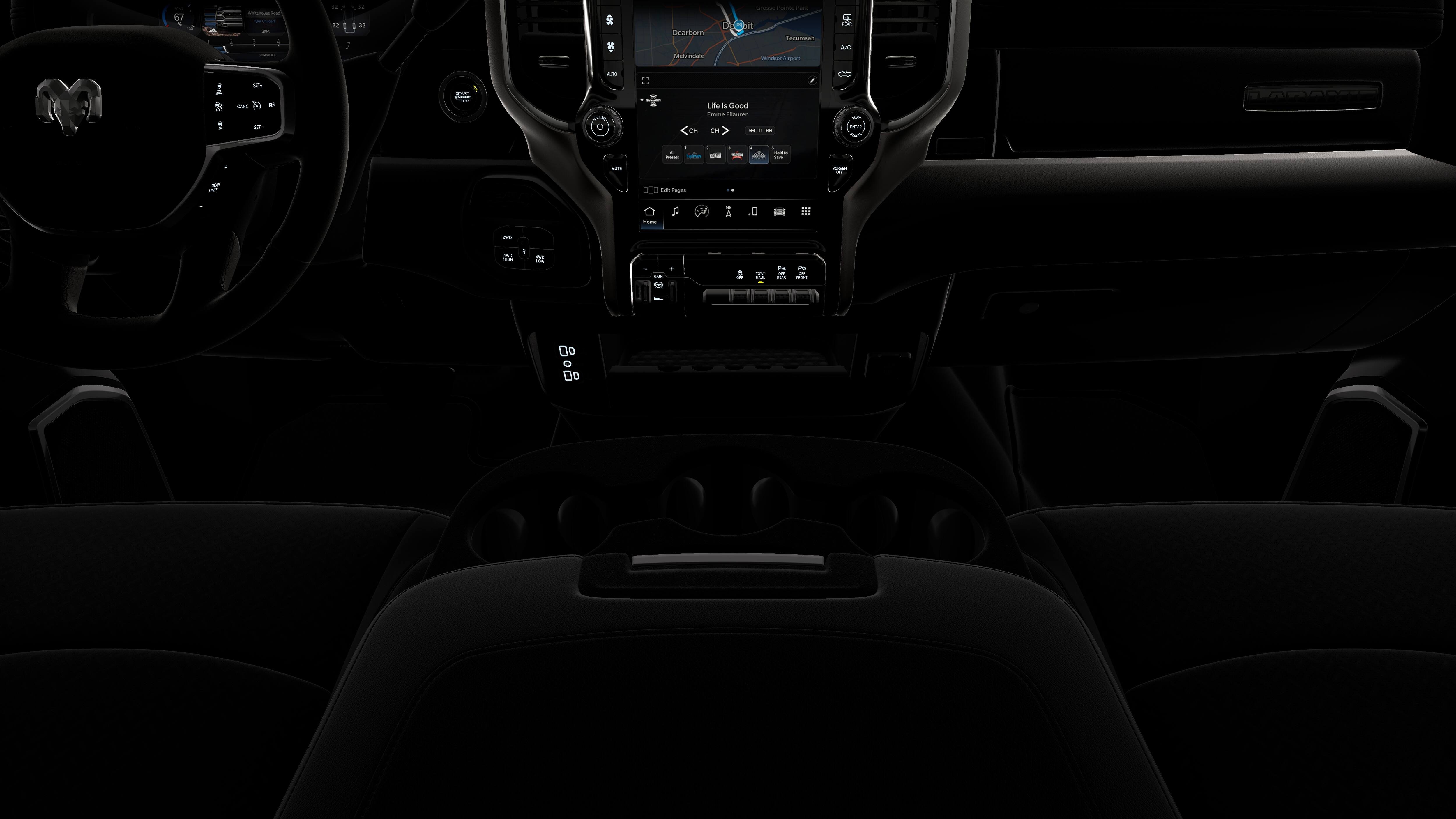 New 2026 Diamond Black Crystal Pearl-Coat Exterior Paint RAM LARAMIE image 17