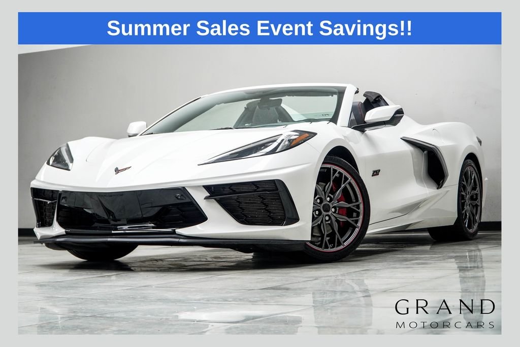 Used 2023 White Chevrolet Stingray image 1
