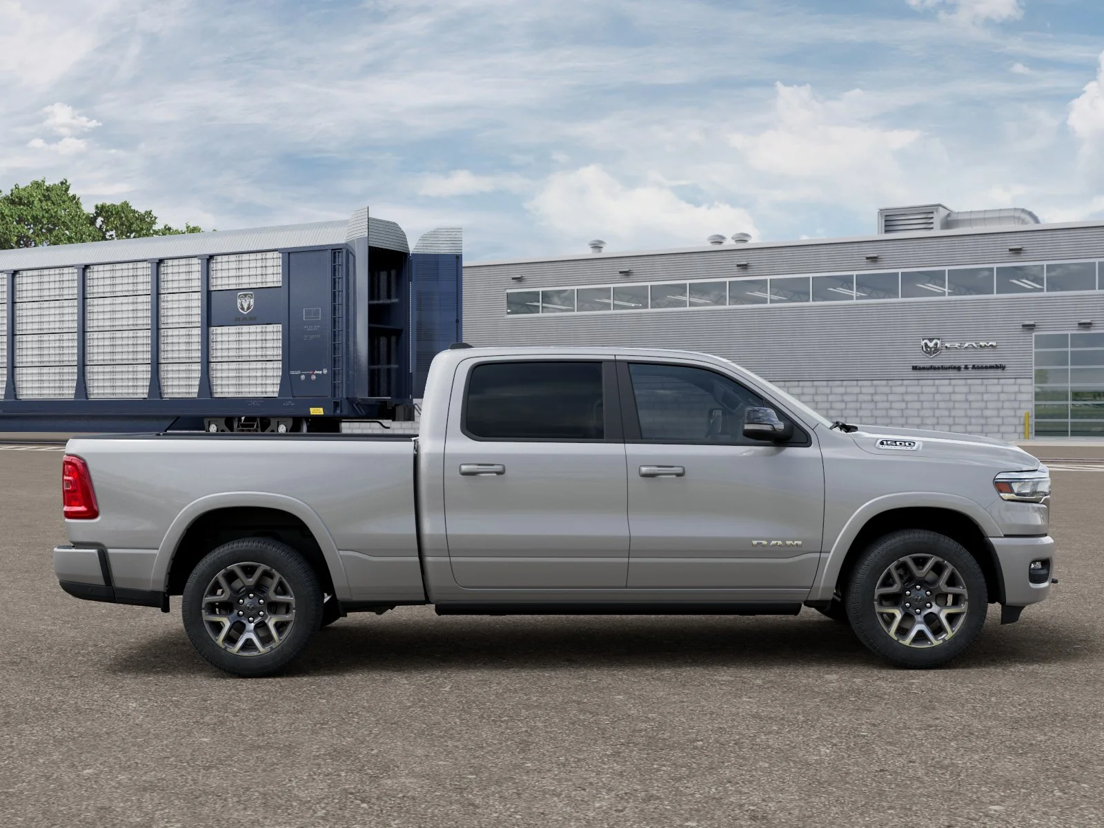 New 2026 Silver Zynith Exterior Paint RAM Laramie image 12