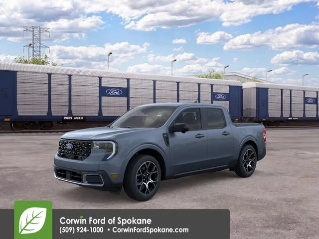 New 2026 Azure Gray Metallic Tri-Coat Ford Lariat image 3