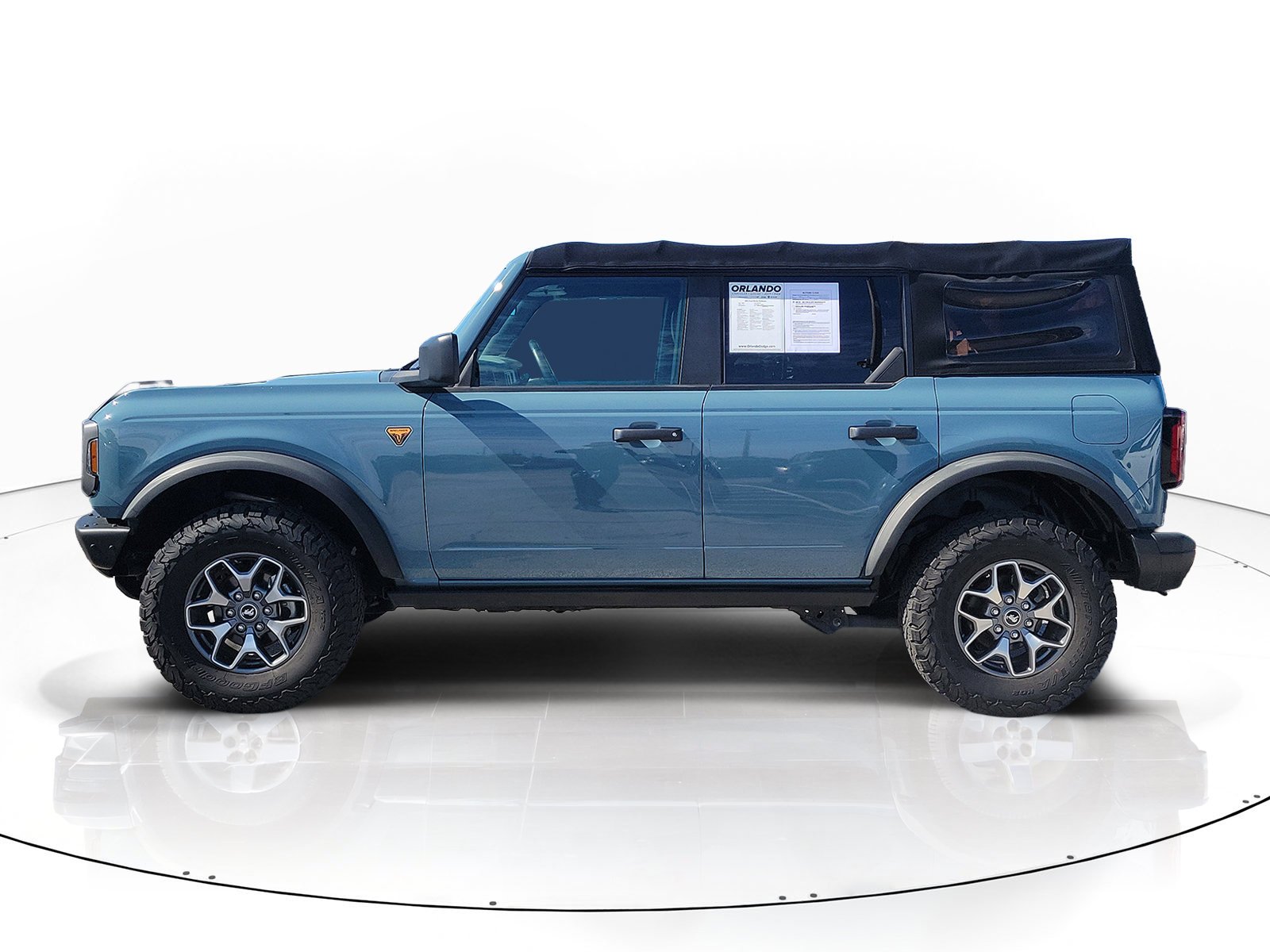 Used 2021 Light Blue Ford Badlands image 4