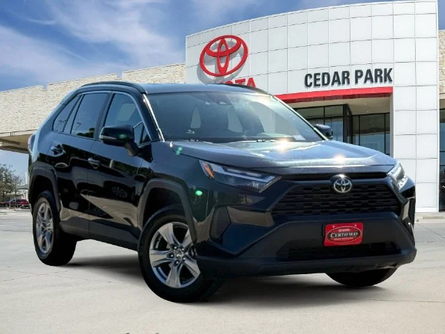 Certified Used 2025 MIDNIGHT BLACK METAL Toyota XLE image 1