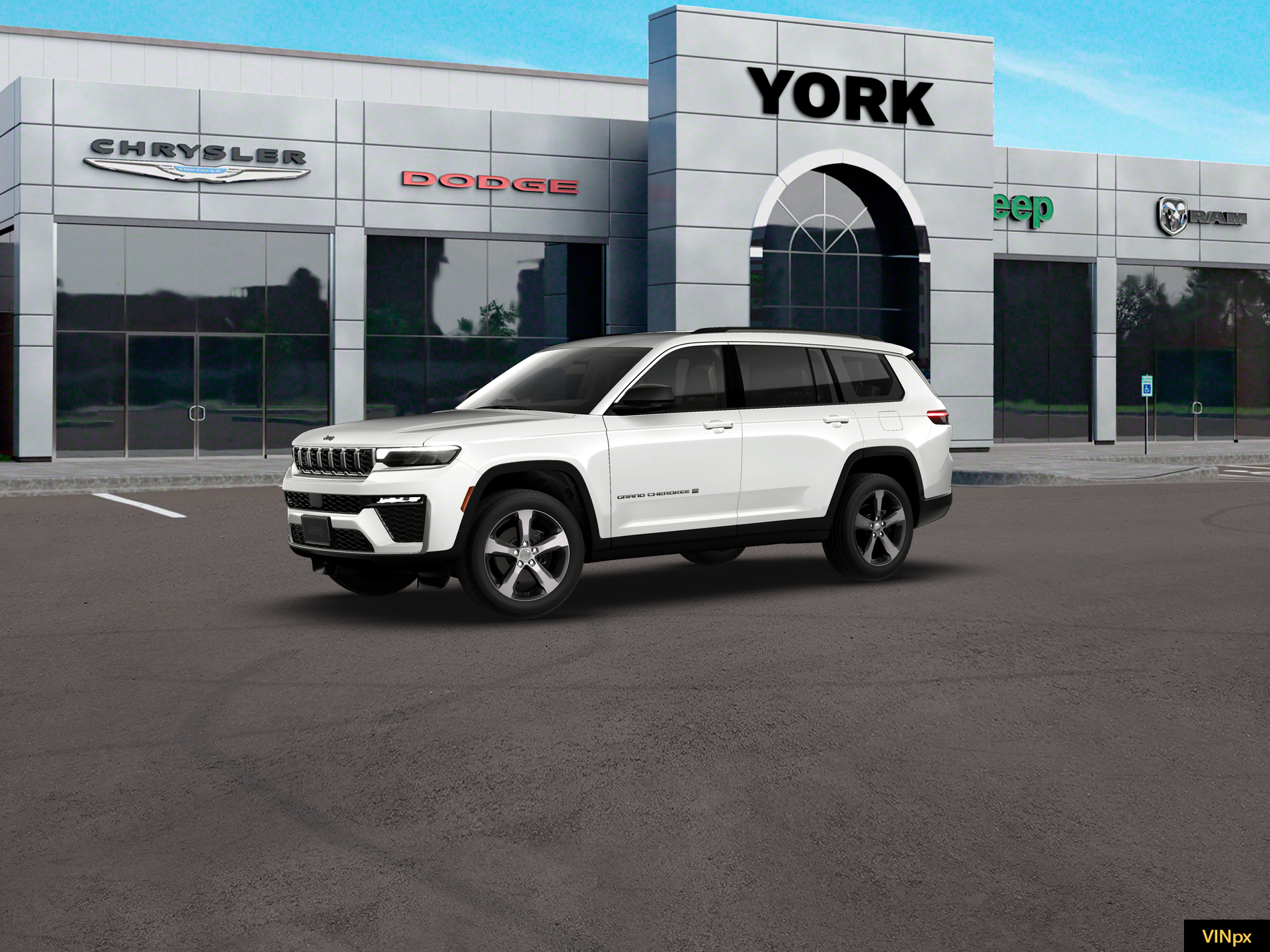 New 2026 Bright White Clear-Coat Exterior Paint Jeep Limited image 2