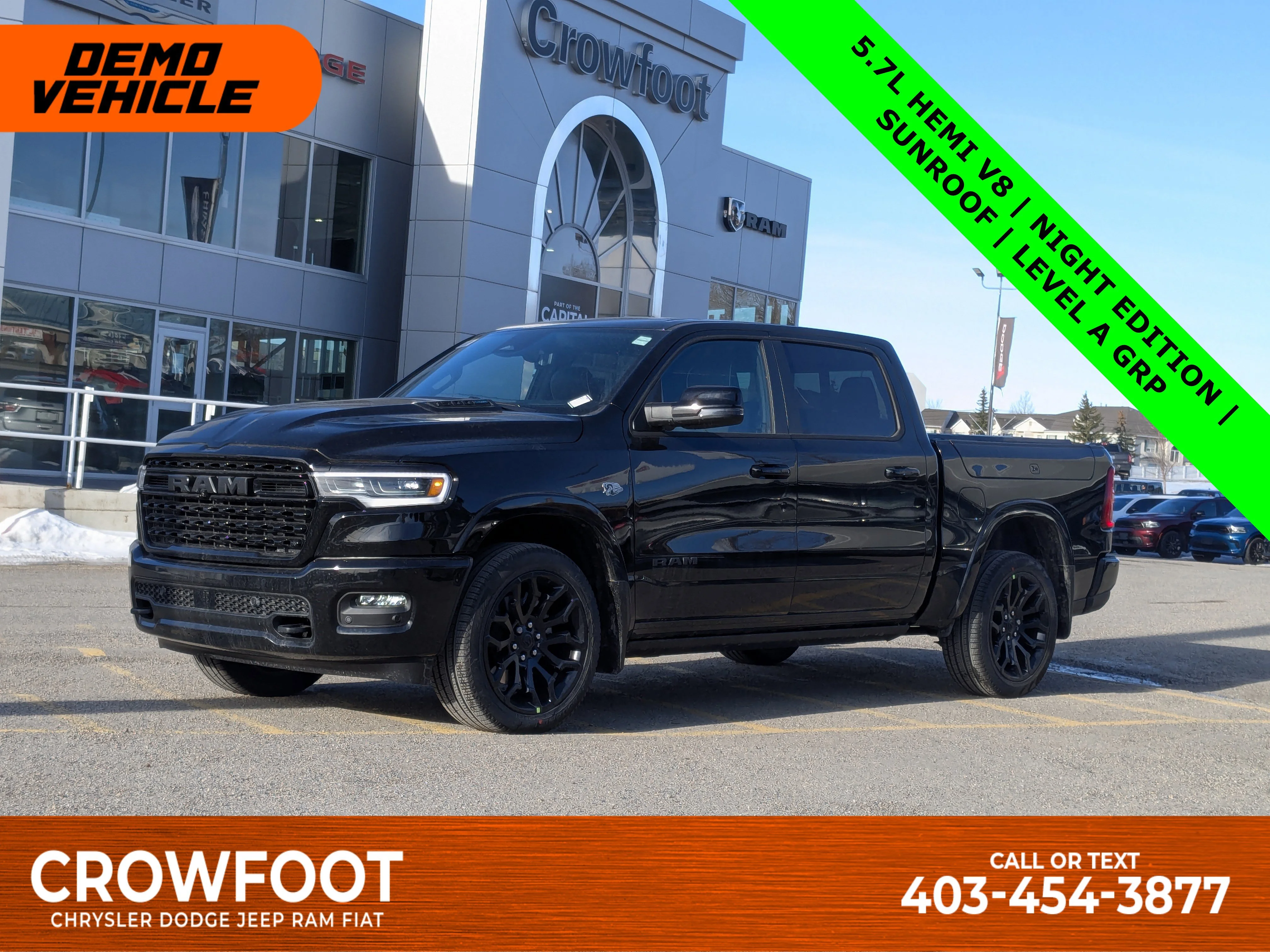 New 2026 Black RAM Limited - - Night Edition - Limited Level A Equip Grp - Dual?Pane Panoramic Sunroof & More image 1