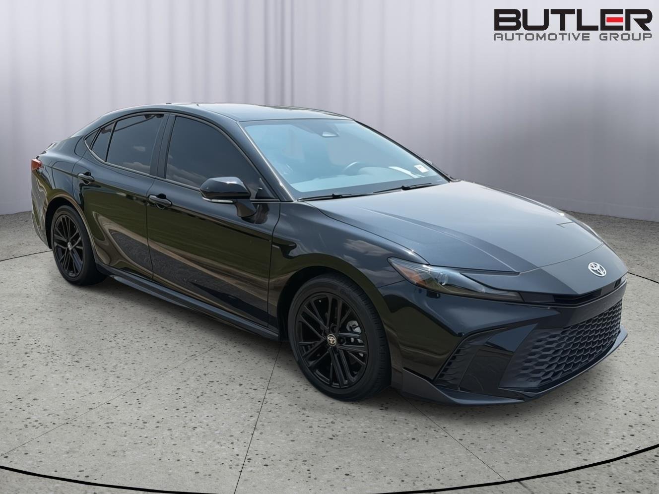 Used 2025 Midnight Black Metallic Toyota SE image 8