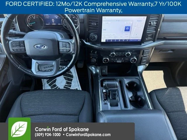 Certified Used 2021 Carbonized Gray Metallic Ford XLT image 4